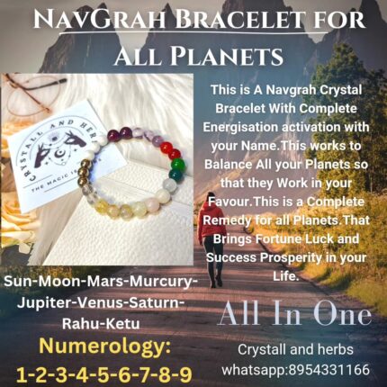 MultiColour Or Navgrah Crystal Bracelet... - Space Aura Vastu | Facebook